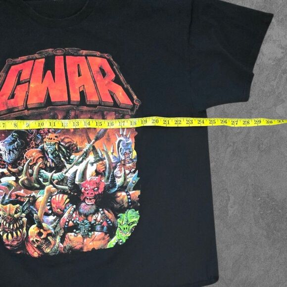 GWAR 2022 Tour Concert Shirt XXL Metal TEE Black Death Rager - Picture 6 of 7